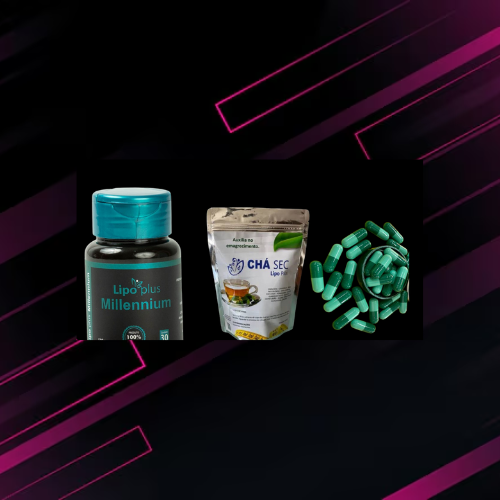 (COMBO 2 ) Emagrecedor + 15 cápsulas Detox + Chá sec